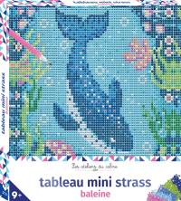 Tableau mini strass : baleine