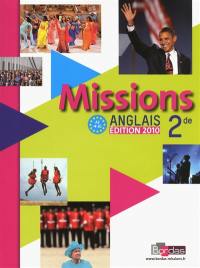 Missions anglais 2de : A2-B1