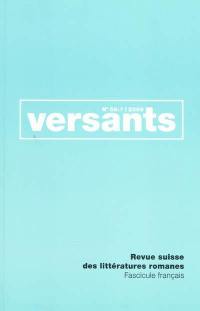 Versants, n° 56-1. Poétiques de la liste (1460-1620) : entre clôture et ouverture