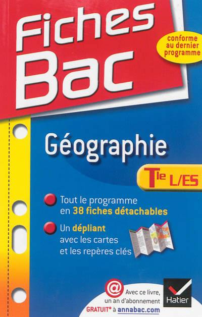 Géographie, terminale L, ES