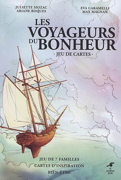 Les voyageurs du bonheur : jeu de cartes : jeu de 7 familles, cartes d'inspiration bien-être