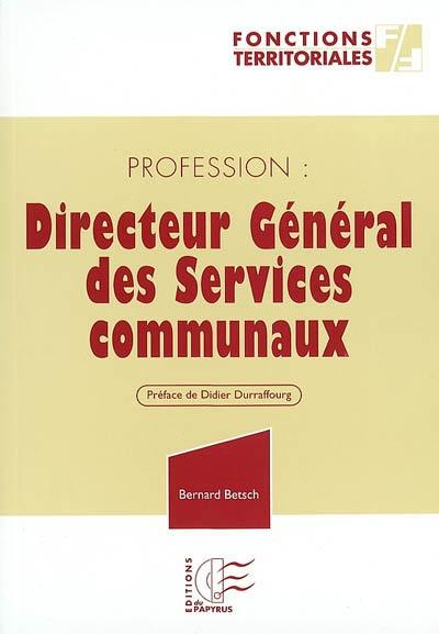 Profession, directeur général des services communaux : dans une ville moyenne ou un EPCI