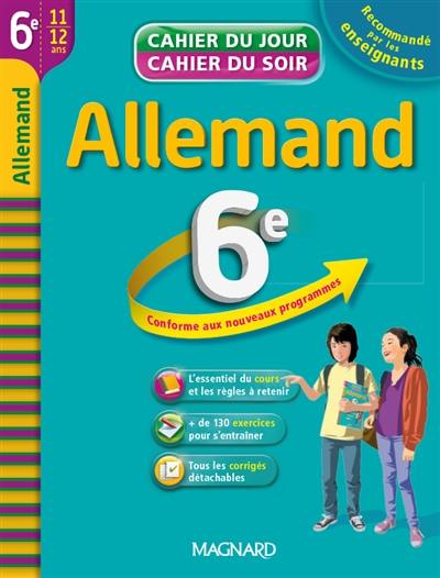 Allemand 6e, 11-12 ans : conforme aux nouveaux programmes