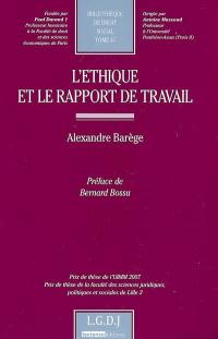 L'éthique et le rapport de travail