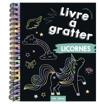 Livre à gratter licornes