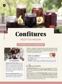 Confitures : recettes maison