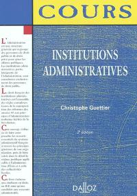 Institutions administratives