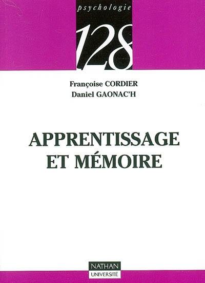 Apprentissage et mémoire