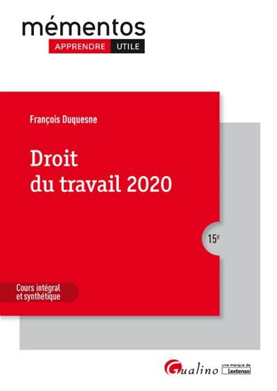 Droit du travail : 2020