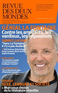 Revue des deux mondes, n° 7-8 (2020). Génial La Fontaine. Sexe, censure et société