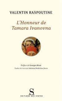 L'honneur de Tamara Ivanovna