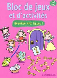 Bloc de jeux et d'activités, 5-6 ans : réservé aux filles !