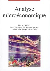 Analyse microéconomique