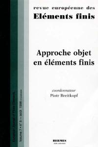 Revue européenne des éléments finis, n° 7 (1998). Approche objet en éléments finis