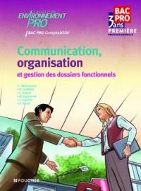 Communication, organisation et gestion des dossiers fonctionnels, bac pro 3 ans, première professionnelle : bac pro comptabilité