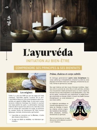 L'ayurvéda : initiation au bien-être