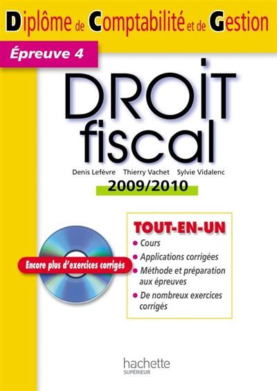 Droit fiscal, épreuve 4