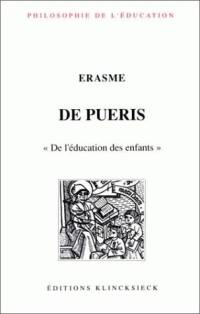 De pueris : de l'éducation des enfants