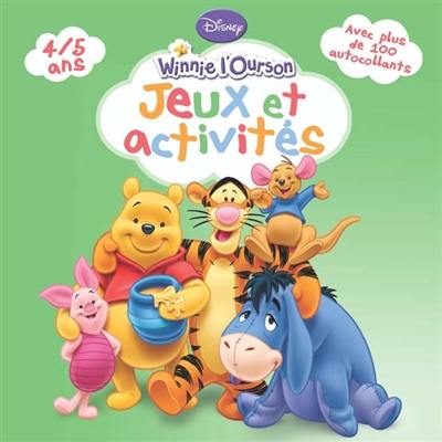 Winnie l'ourson, jeux et activités, 4-5 ans