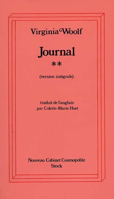 Journal. Vol. 2. 1919-1922