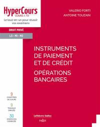 Instruments de paiement et de crédit : opérations bancaires