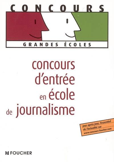 Concours d'entrée en école de journalisme