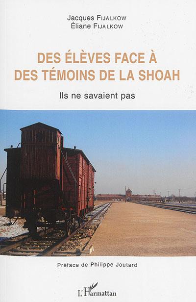 Des élèves face à des témoins de la Shoah : ils ne savaient pas