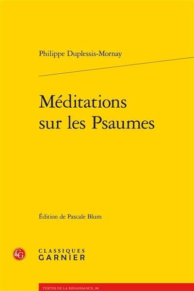 Méditations sur les Psaumes