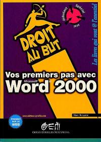 Vos premiers pas avec Word 2000