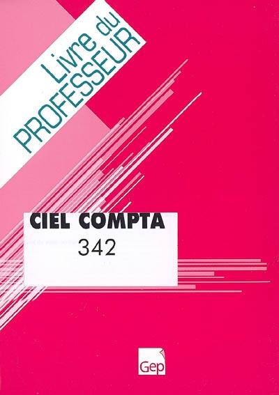 Ciel compta : livre du professeur