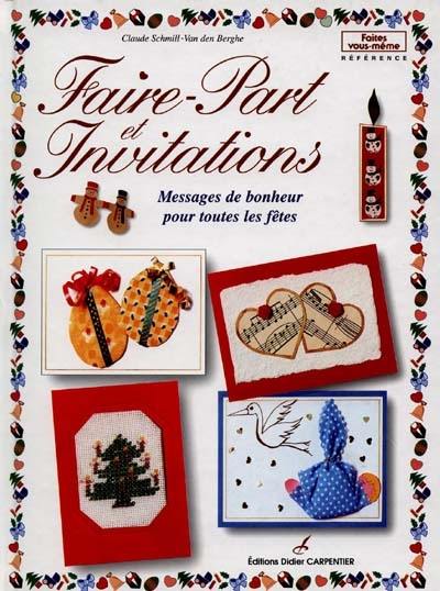 Faire-part et invitations : messages de bonheur pour toutes les fêtes