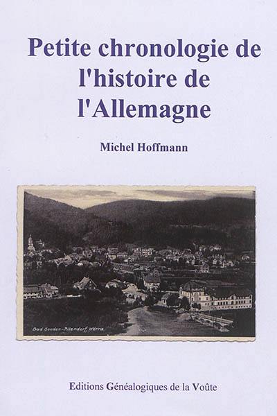 Petite chronologie de l'histoire de l'Allemagne