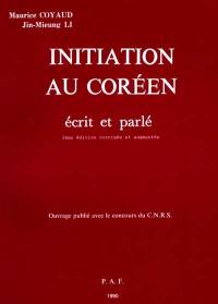 Initiation au coréen écrit et parlé