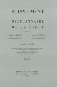 Supplément au Dictionnaire de la Bible. Vol. 13. Targum