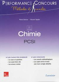 Chimie PCSI 1re année : les capacités exigibles, les concours