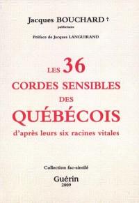 Les 36 cordes sensibles des Québécois : d'après leurs six racines vitales