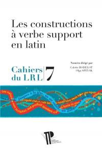 Les constructions à verbe support en latin