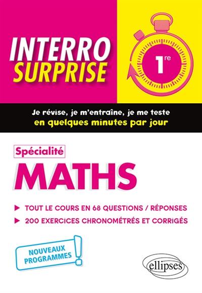 Spécialité maths, 1re : nouveaux programmes