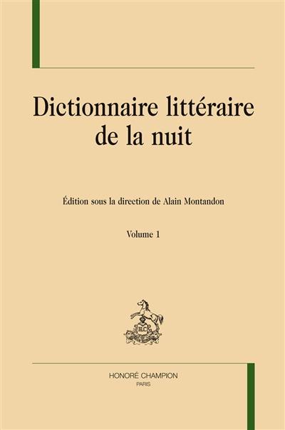 Dictionnaire littéraire de la nuit