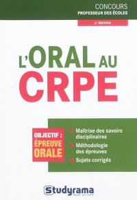 L'oral au CRPE