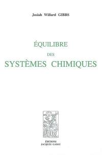 Equilibre des systèmes chimiques