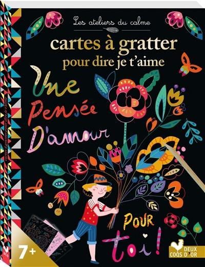 Cartes à gratter pour dire je t'aime