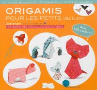 Origamis pour les petits : kit avec 144 feuilles décorées