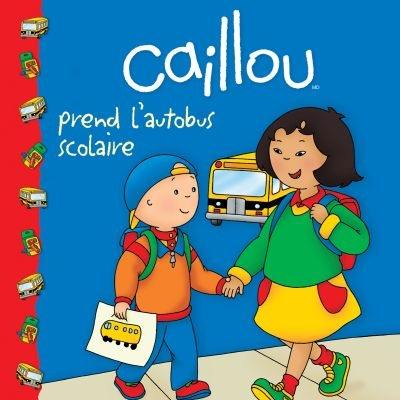 Caillou prend l'autobus scolaire