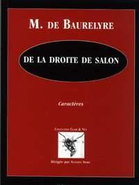 De la droite de salon : caractères