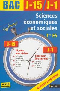 Sciences économiques et sociales terminale ES : nouveau programme