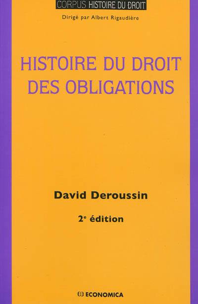 Histoire du droit des obligations