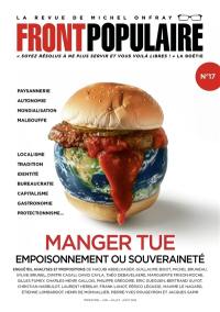 Front populaire, n° 17. Manger tue : empoisonnement ou souveraineté