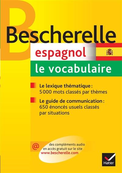 Espagnol, le vocabulaire