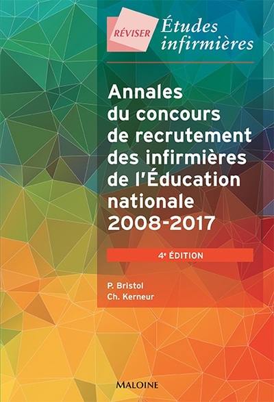 Annales du concours de recrutement des infirmières de l'Education nationale : 2008-2017